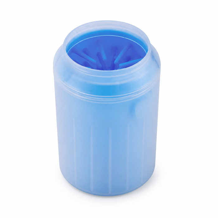 Small silicone dog paw cleaner cup